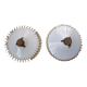 Lot de 2 abats jour vintage en opaline