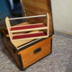 Trunk wood metal frame