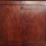 Louis Philippe secretary in oak and burr walnut