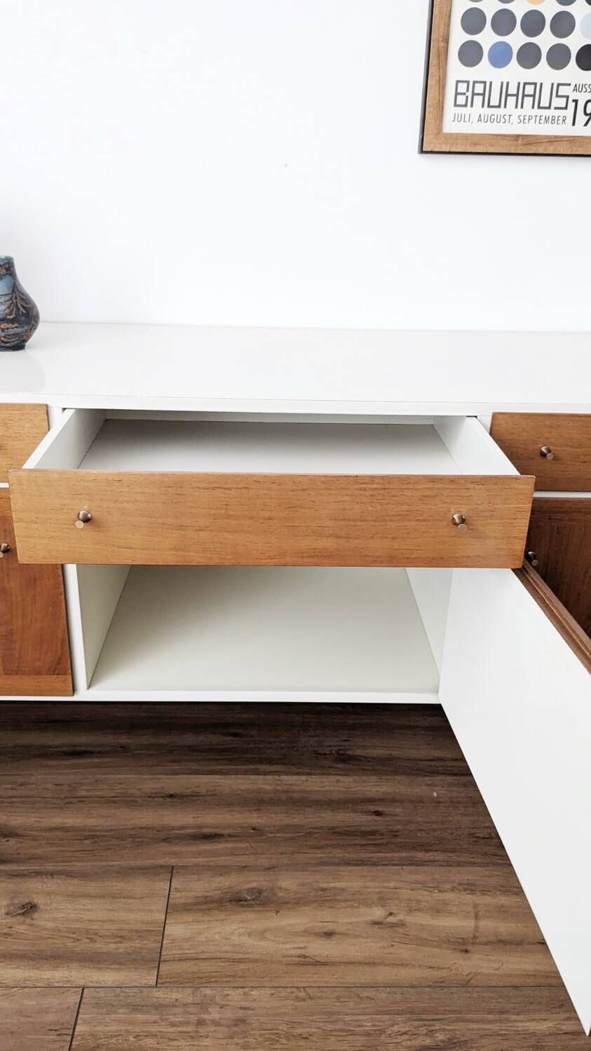 Vintage sideboard with 3 doors and 3 drawers