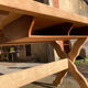 Table de ferme en chêne aéro gommée