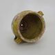 Magnificent glazed yellow confit pot, south-west of France. 19th century.