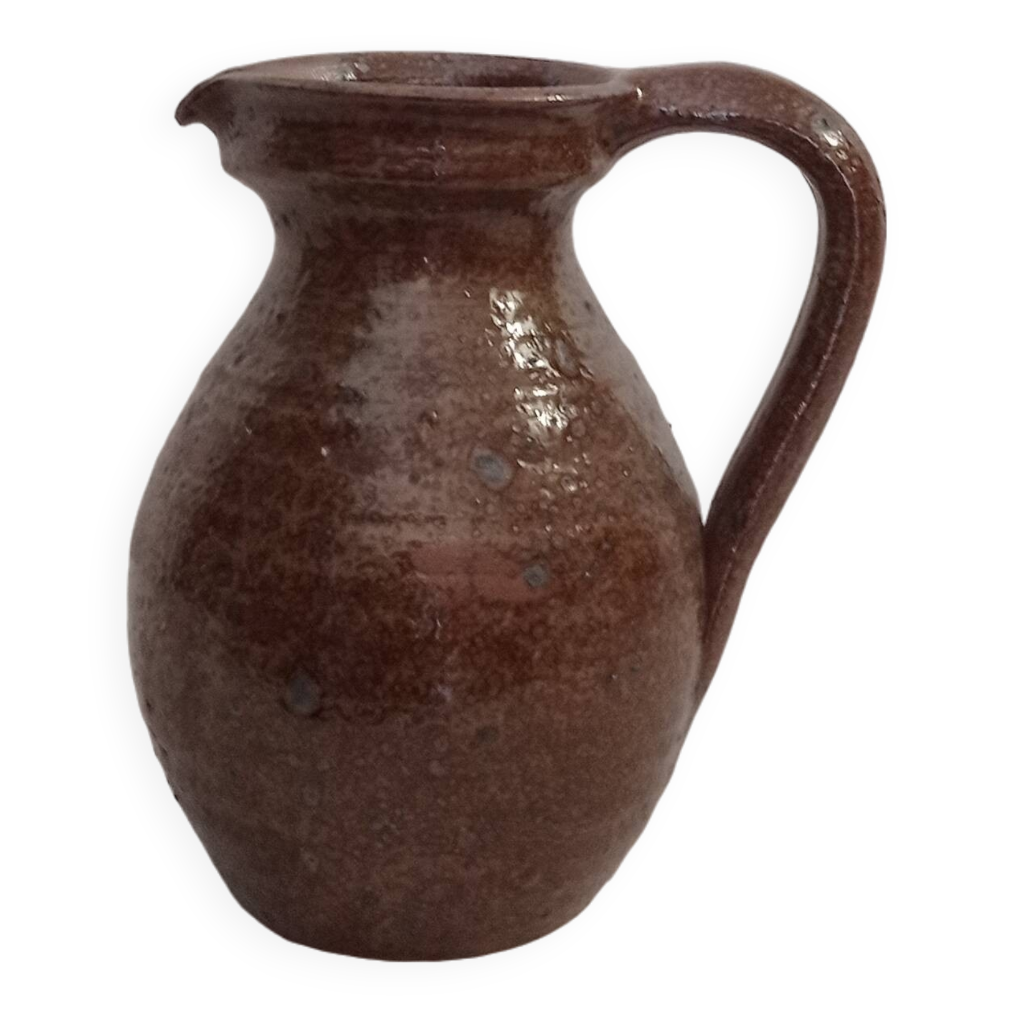 Pichet en grès pyrité