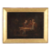 Old painting "The Chess Players" in pencil on paper, 19th century.