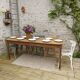 Oak farmhouse table