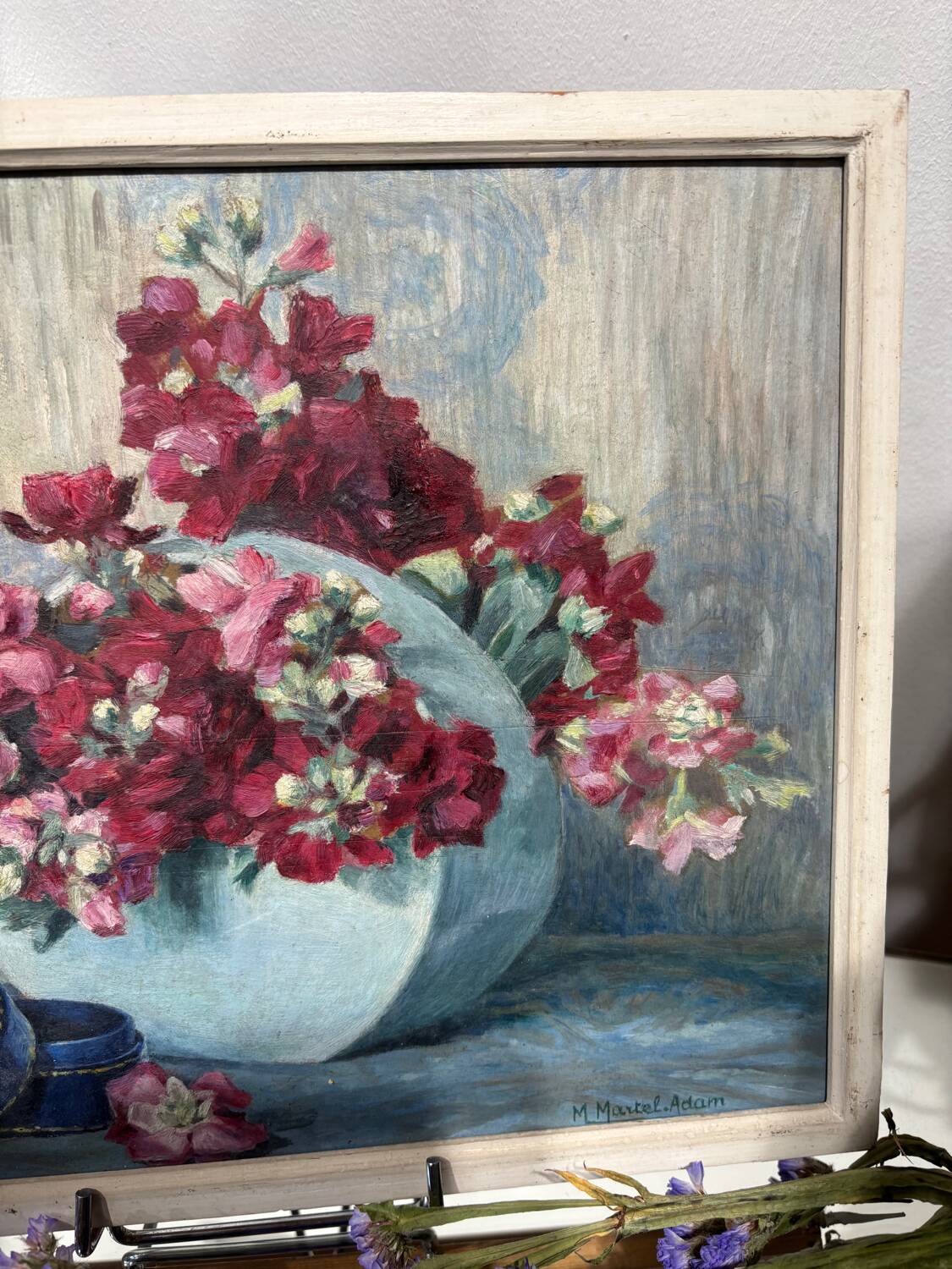 Old painting signed M. Martel-Adam (19th/20th century)