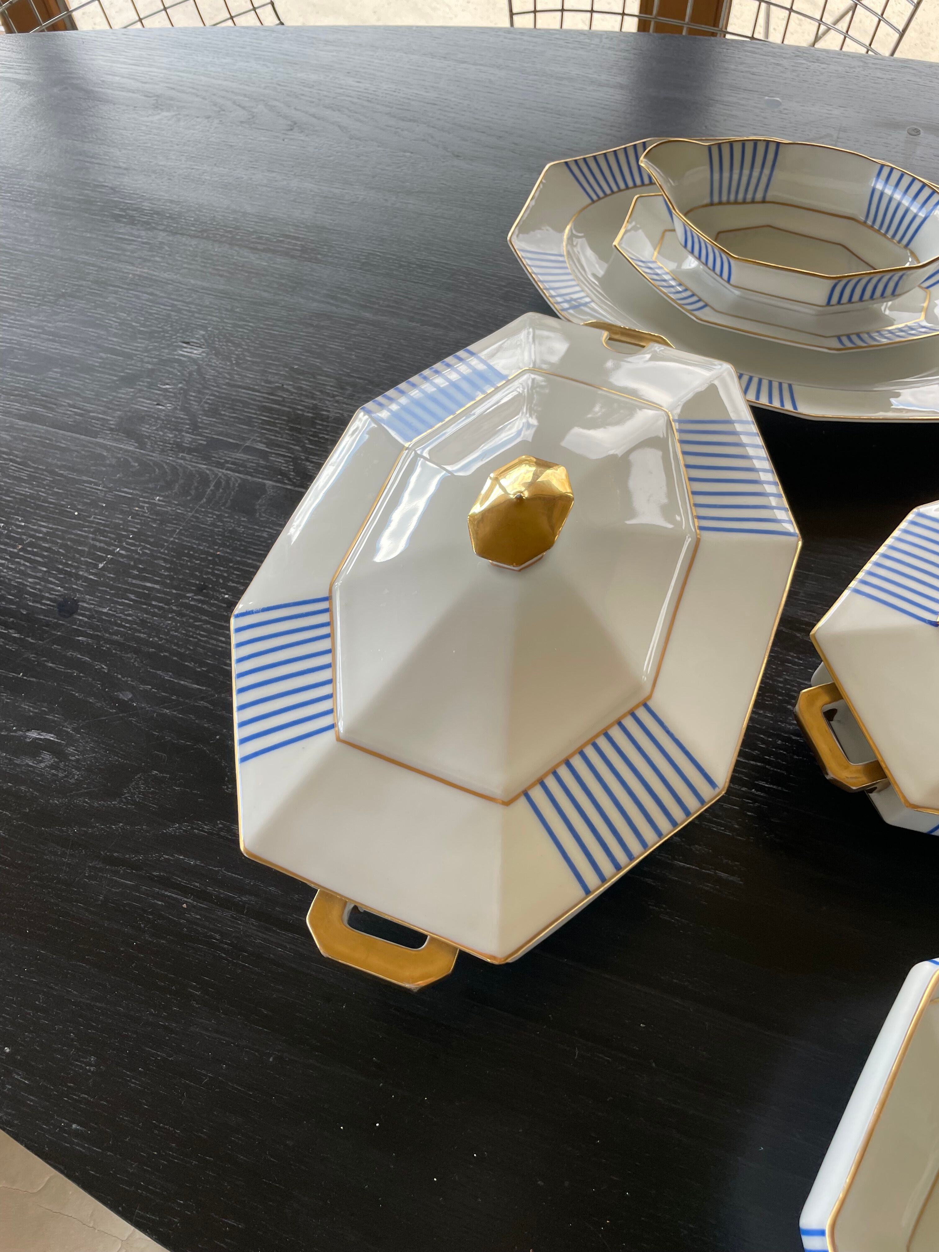 Set XXL crockery Limoges A.Lanternier