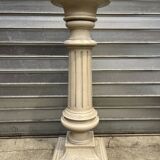 Carved wooden column