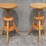 Pair of screw stools