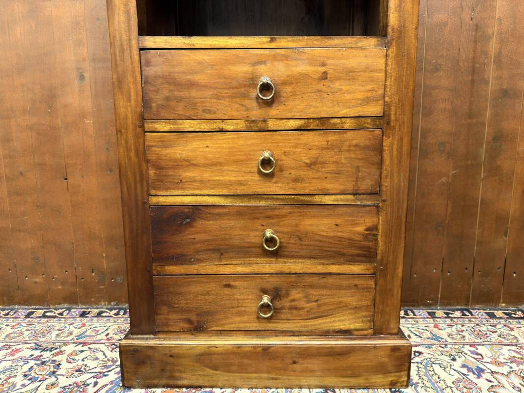 Classic English Teak Books Bookcase