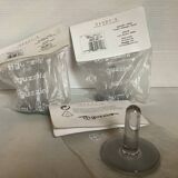 Trio of guzzini coat hooks design Ross Lovegrove plexiglass