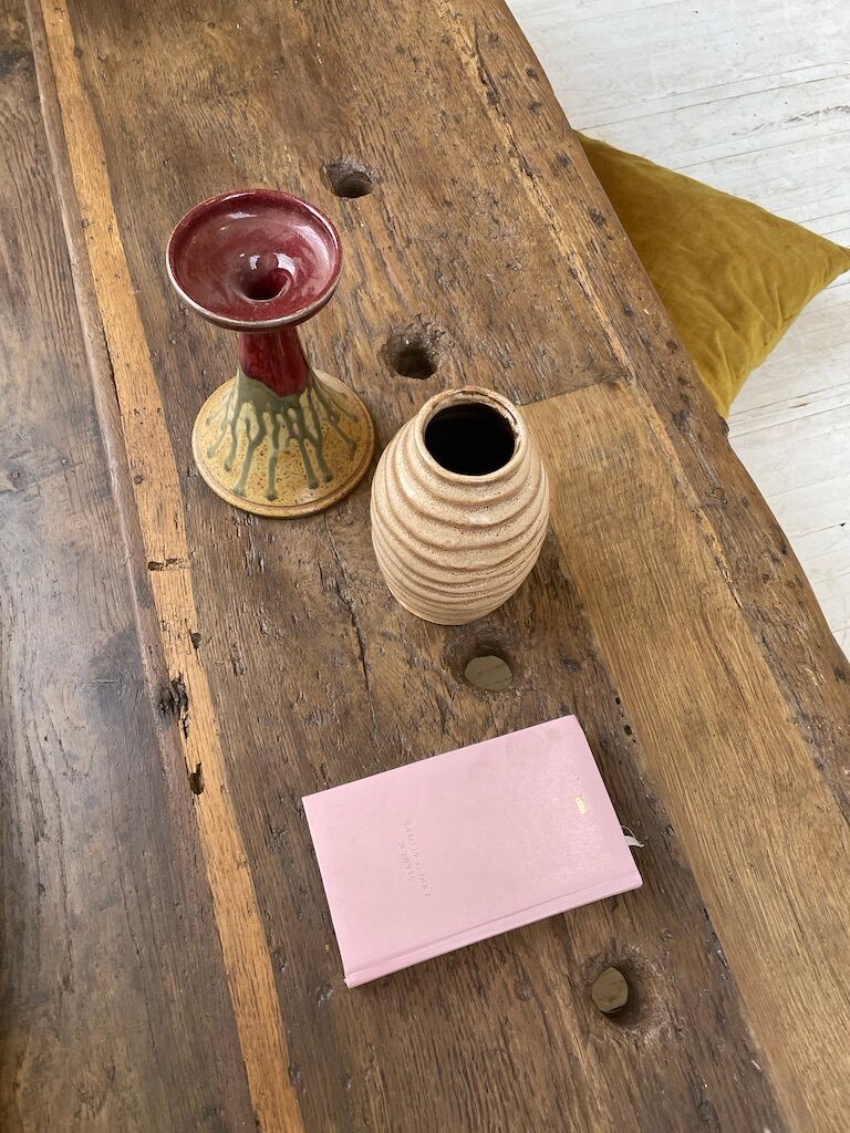 Brutally artisanal oak coffee table