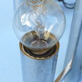 Chromed metal wall lights from Sciolari House in the 60s