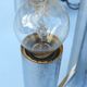 Chromed metal wall lights from Sciolari House in the 60s