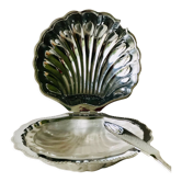 Vintage shell butter dish