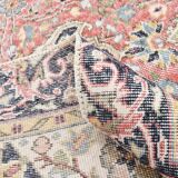 Red & Navy Blue Oriental Persian Rug, 207x315Cm