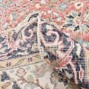 Tapis oriental persan rouge et bleu marine, 207 x 315 cm