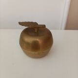 Golden metal apple box