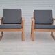 1970s, danish armchair, reupholstered, furniture wool, beech wood