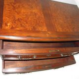 Dutch chest of drawers two mahogany drawers and walnut bramble