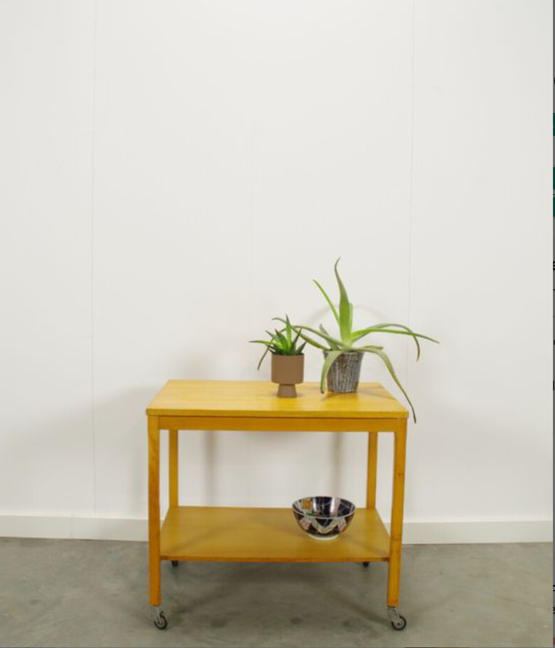 Vintage wooden dessert