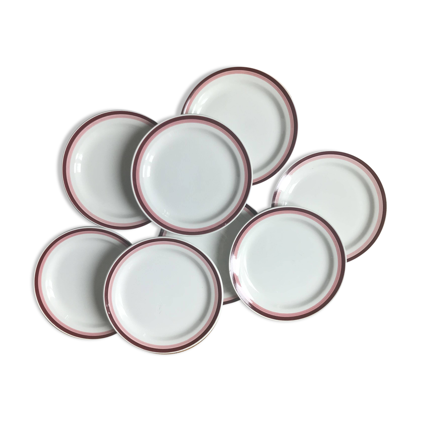 8 HBCM Montereau dinner plates