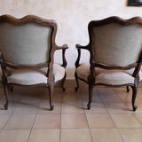 pair of Chippendale armchairs 1950