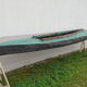 Canoé en bois et tissu