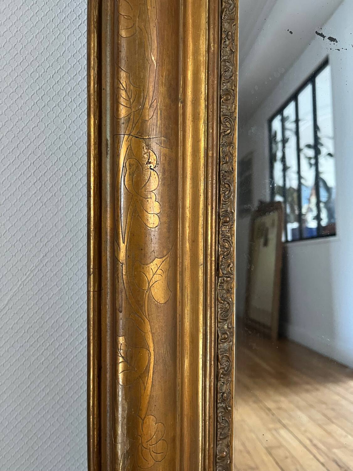 Miroir d’époque Louis Philippe 19ieme siècle