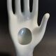 White porcelain soliflore ring holder Limoges France 20th century