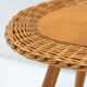 Mid century rattan stool by Jan Kalous for ÚLUV, 1960´s, Czechoslovakia