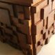 Solid oak bar chest paul evans style