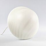 Large Mid Century Space Age Glass Mushroom Table Lamp from Peill & Putzler, Germany, 1970s