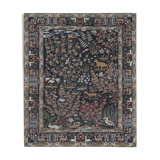 Vintage Caucasian Hunting Animal Pictorial Rug 9'2'' x 11'2''