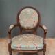 Louis XVI style medallion armchair