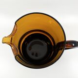 Set of 6 orangeade glasses / pitcher / ice bucket • Italy • 1970