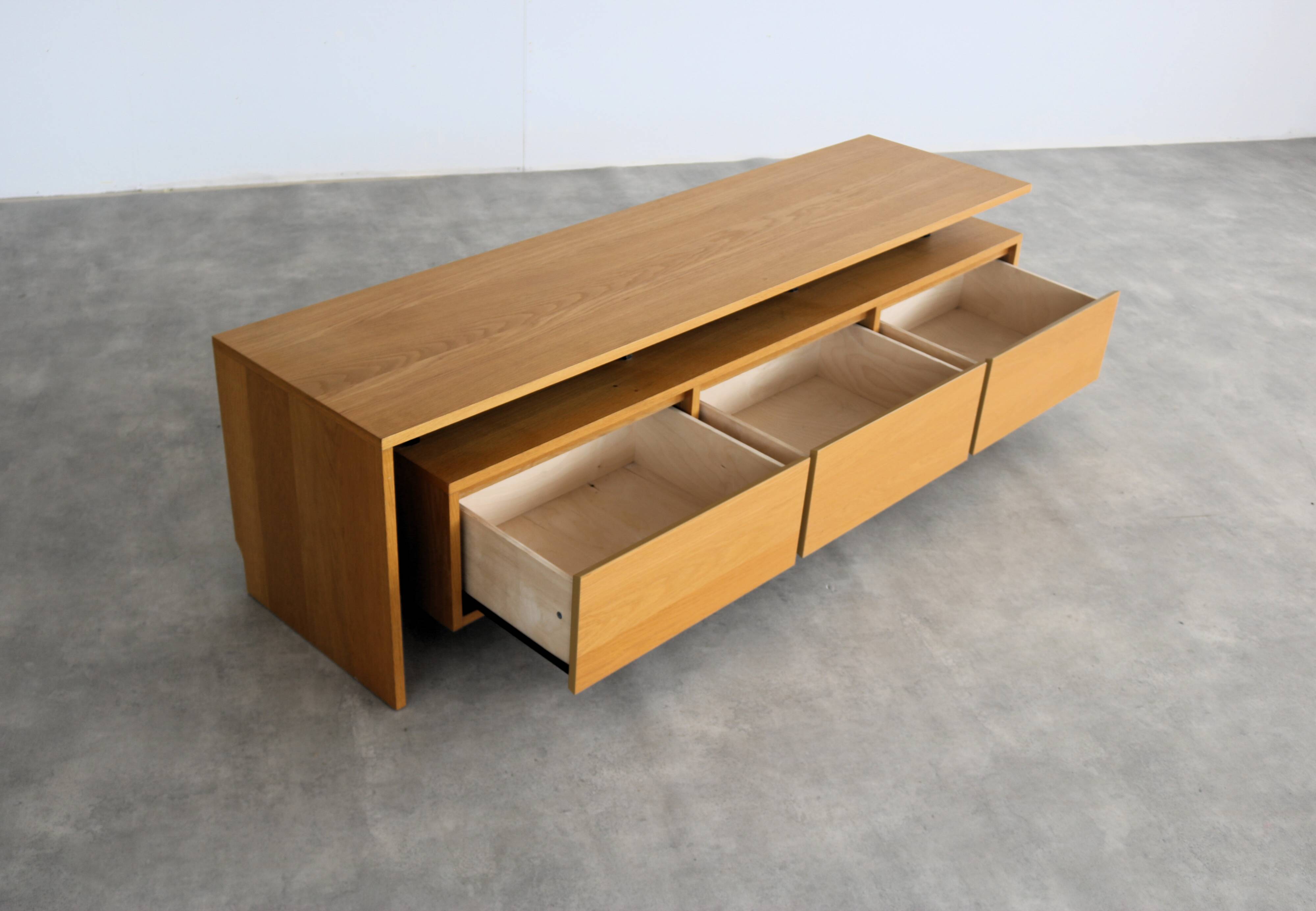 vintage TV cabinet | lowboard | oak | Swedish