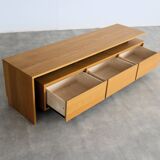 vintage TV cabinet | lowboard | oak | Swedish