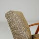 Vintage armchair modern design 1960 multicoloured