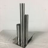 Stainless steel soliflore vase by Rémy Letang 1970