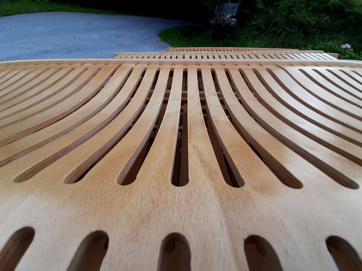 Small Rex daybed in wood by Niko Kralj for Stol Kamnik, 1976
