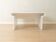 Space Age coffee table from the 1970s, high-quality frame made of white plastic