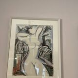 Tableau pastel femme nue