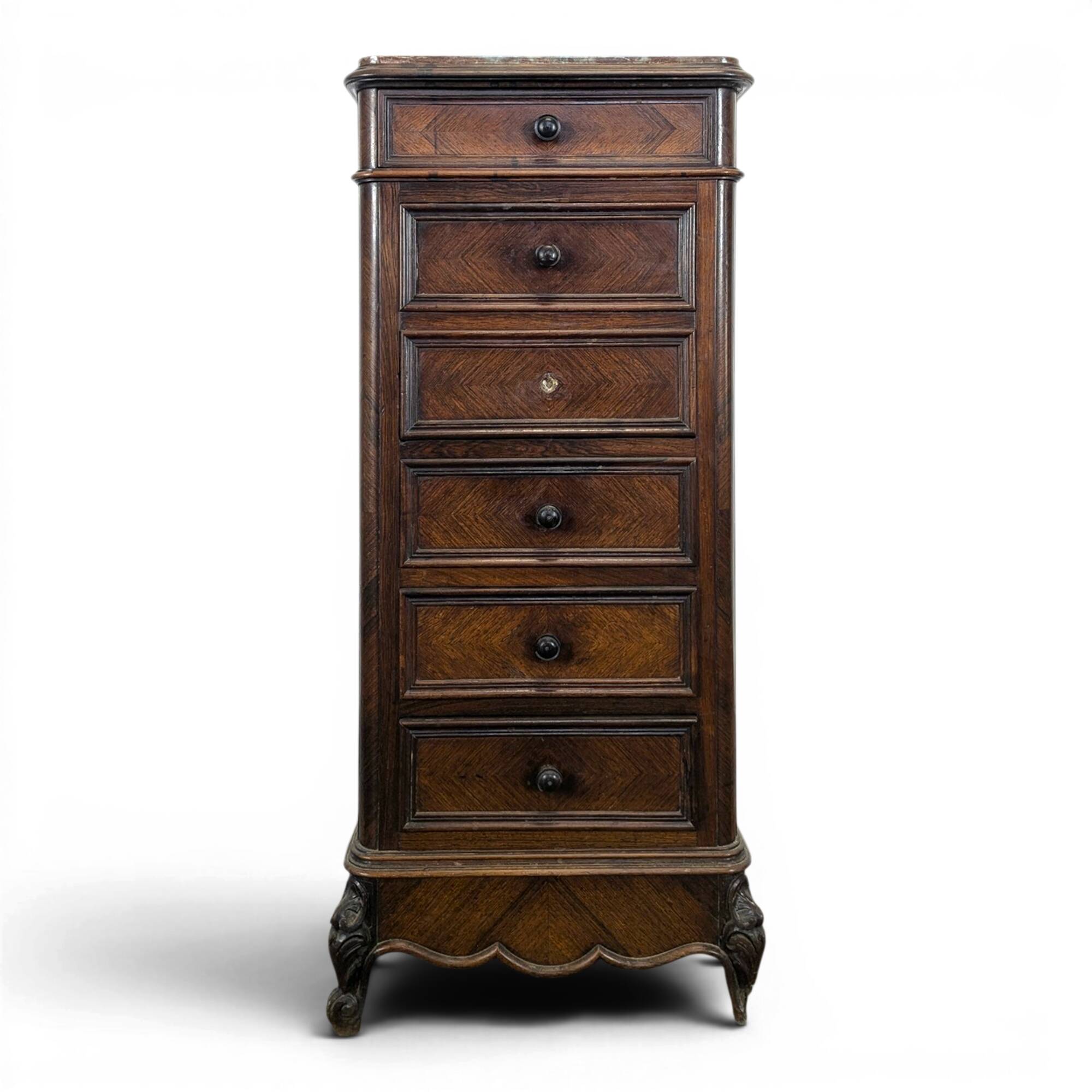 Rosewood bedside table from the Napoleonic III era.