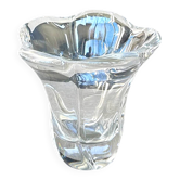 Vase daum france signé en cristal – pièce vintage