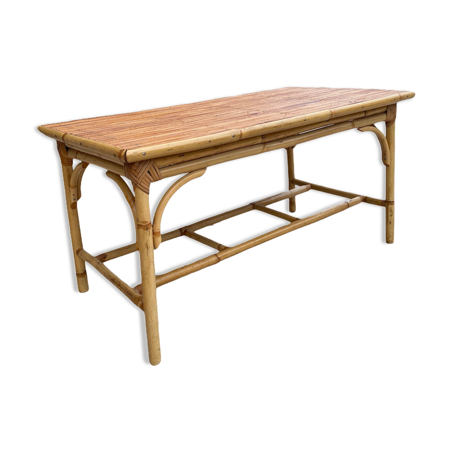 Rattan coffee table
