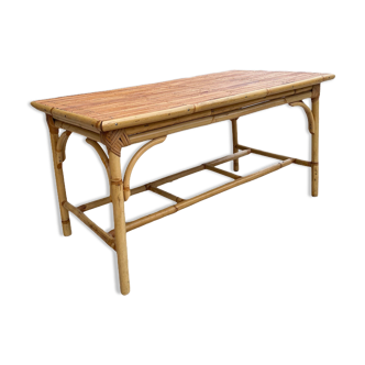 Rattan coffee table