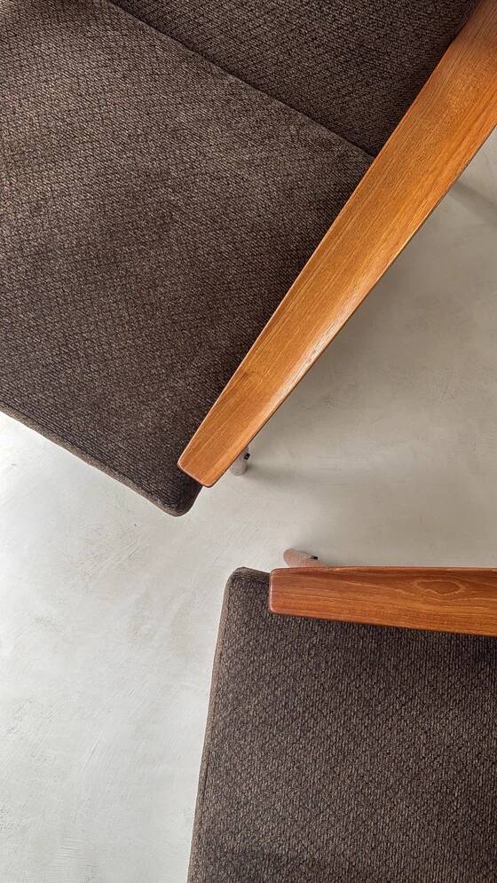 2 Vintage teak armchairs by Arne Vodder for Glostrup from Denmark