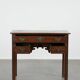 Table basse/console antique anglaise en chêne du XVIIIe siècle