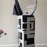 Openwork steel umbrella stand 70s